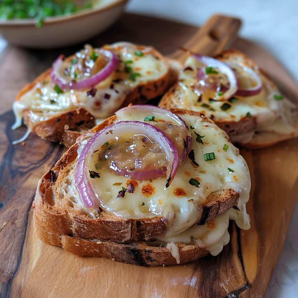 Pickled Red Onion and Cheese Sandwich: A Tangy and Savoury Delight